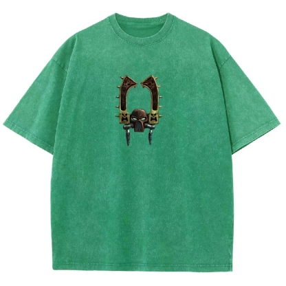 Kharn The Betrayer Warhammer 40K Printed Unisex Washed T-Shirt