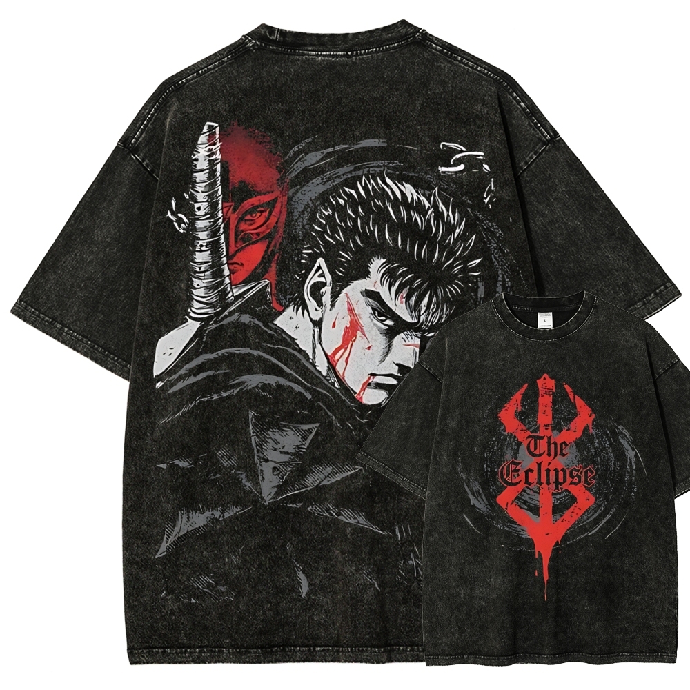 BERSERK Unisex Fit Washed T-Shirt 2603001248