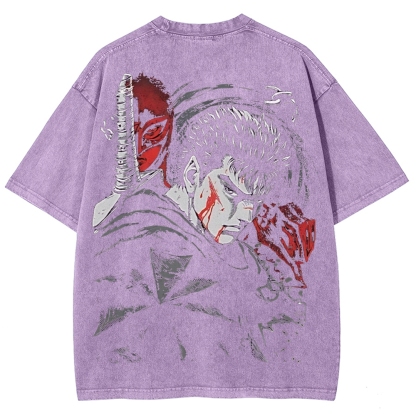 BERSERK Unisex Fit Washed T-Shirt 2603001248