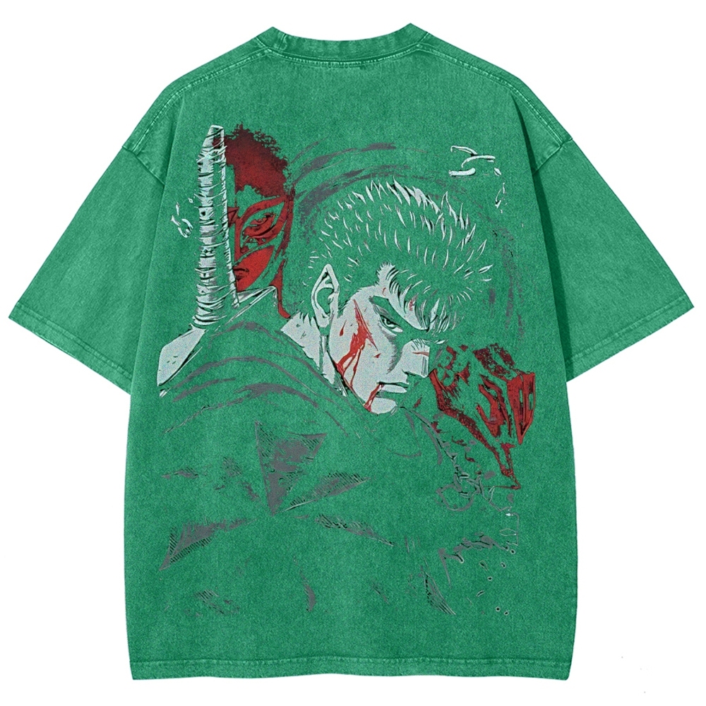 BERSERK Unisex Fit Washed T-Shirt 2603001248
