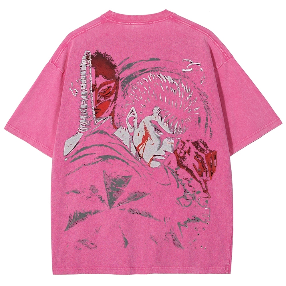 BERSERK Unisex Fit Washed T-Shirt 2603001248
