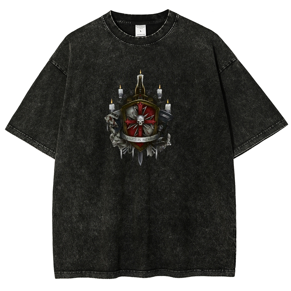 Warhammer 40K Emperor's Champion Unisex Fit Washed T-Shirt 2603001251