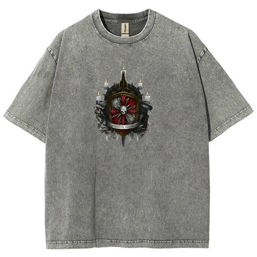 Warhammer 40K Emperor's Champion Unisex Fit Washed T-Shirt 2603001251