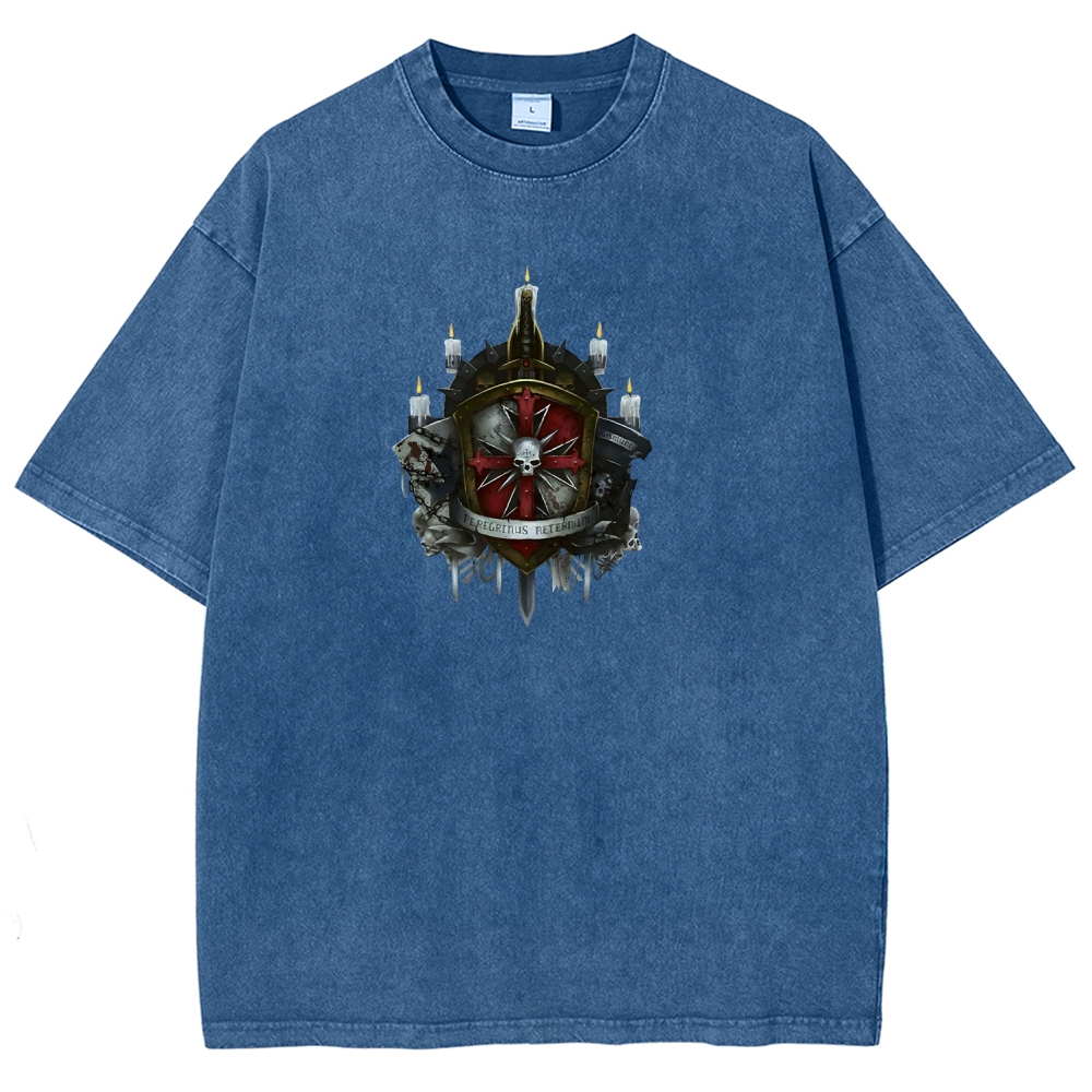 Warhammer 40K Emperor's Champion Unisex Fit Washed T-Shirt 2603001251