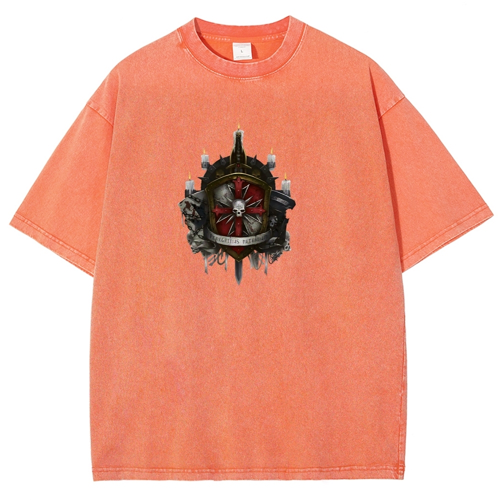 Warhammer 40K Emperor's Champion Unisex Fit Washed T-Shirt 2603001251