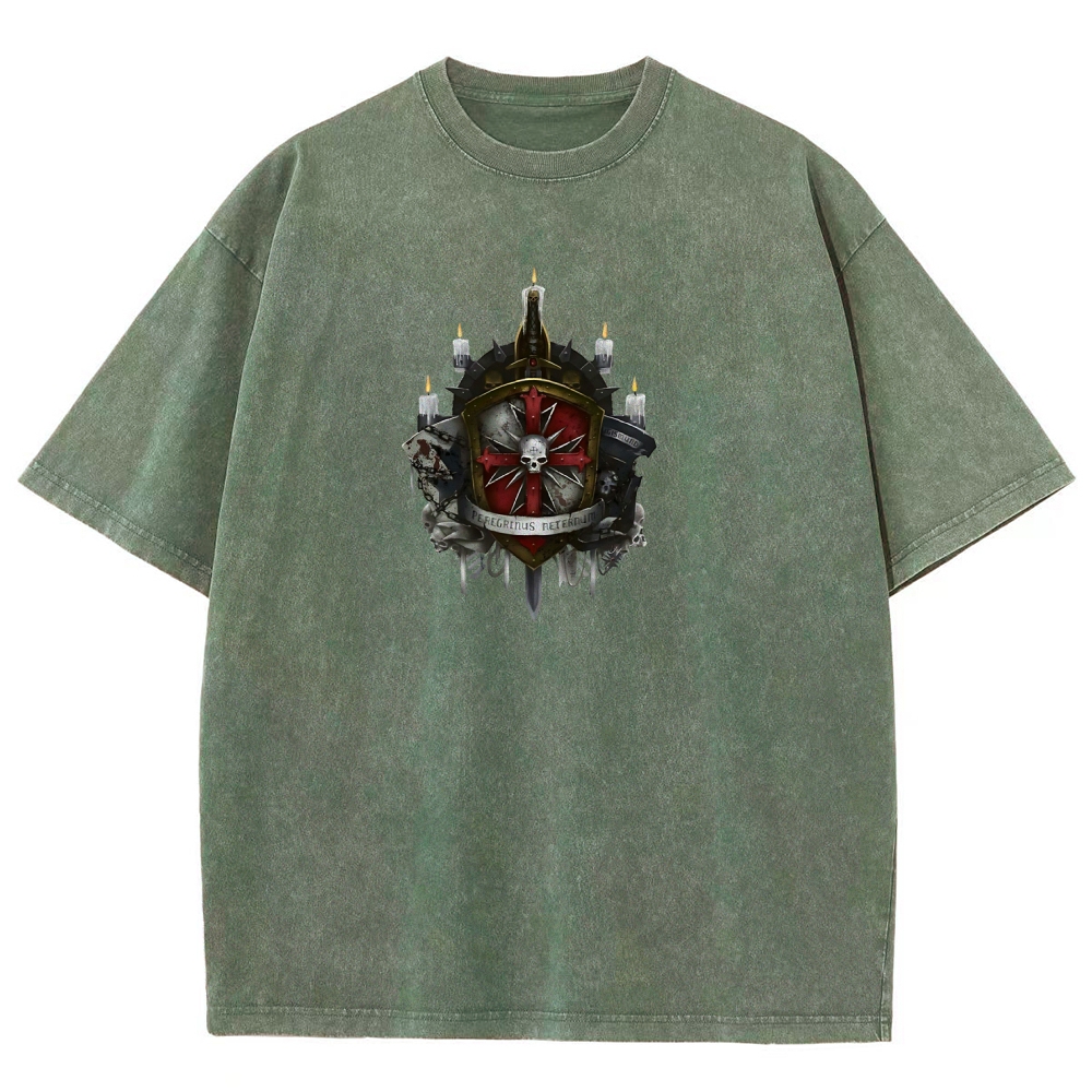 Warhammer 40K Emperor's Champion Unisex Fit Washed T-Shirt 2603001251