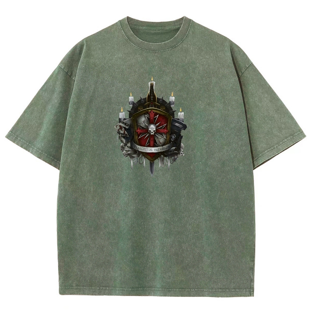 Warhammer 40K Emperor's Champion Unisex Fit Washed T-Shirt 2603001251