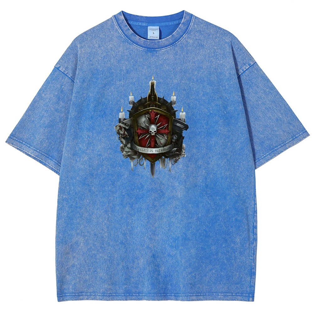 Warhammer 40K Emperor's Champion Unisex Fit Washed T-Shirt 2603001251