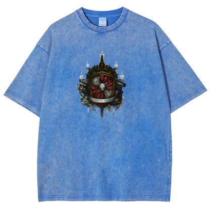 Warhammer 40K Emperor's Champion Unisex Fit Washed T-Shirt 2603001251