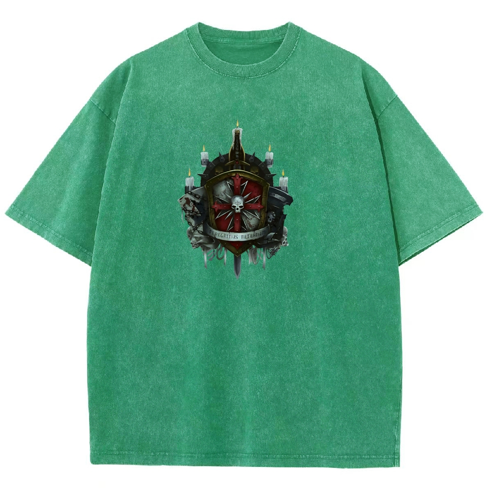 Warhammer 40K Emperor's Champion Unisex Fit Washed T-Shirt 2603001251