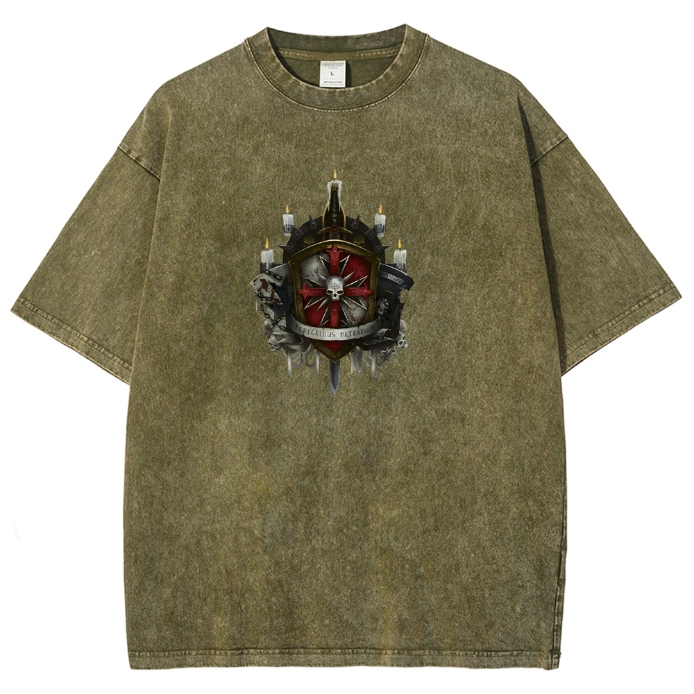 Warhammer 40K Emperor's Champion Unisex Fit Washed T-Shirt 2603001251