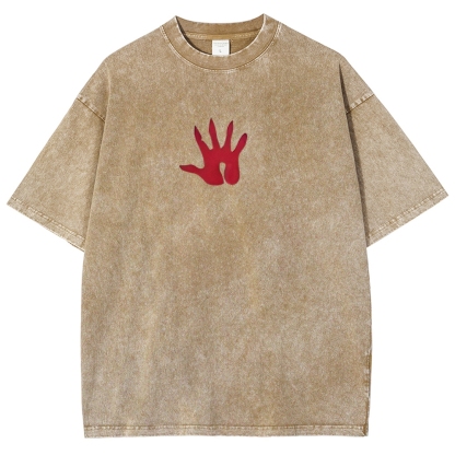 Warhammer 40K Night Lords Printed Unisex Washed T-Shirt