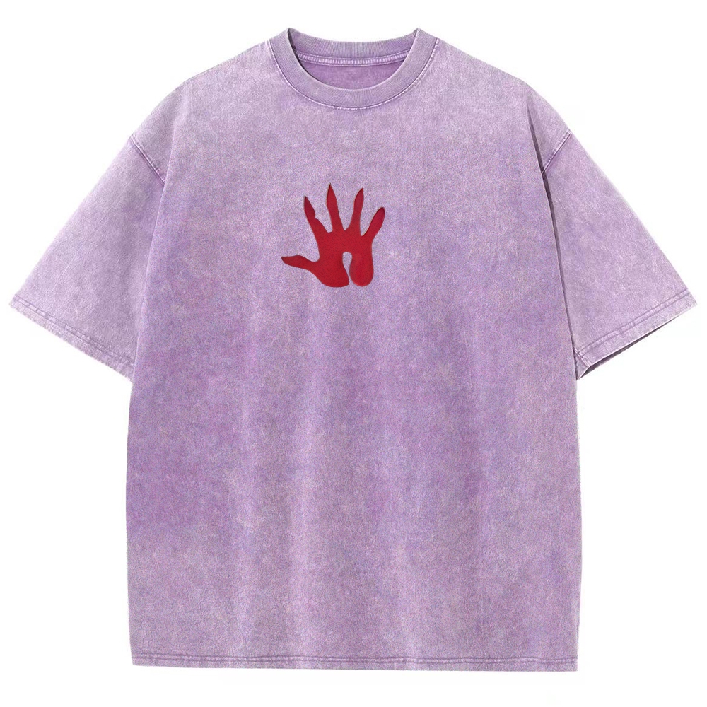 Warhammer 40K Night Lords Printed Unisex Washed T-Shirt