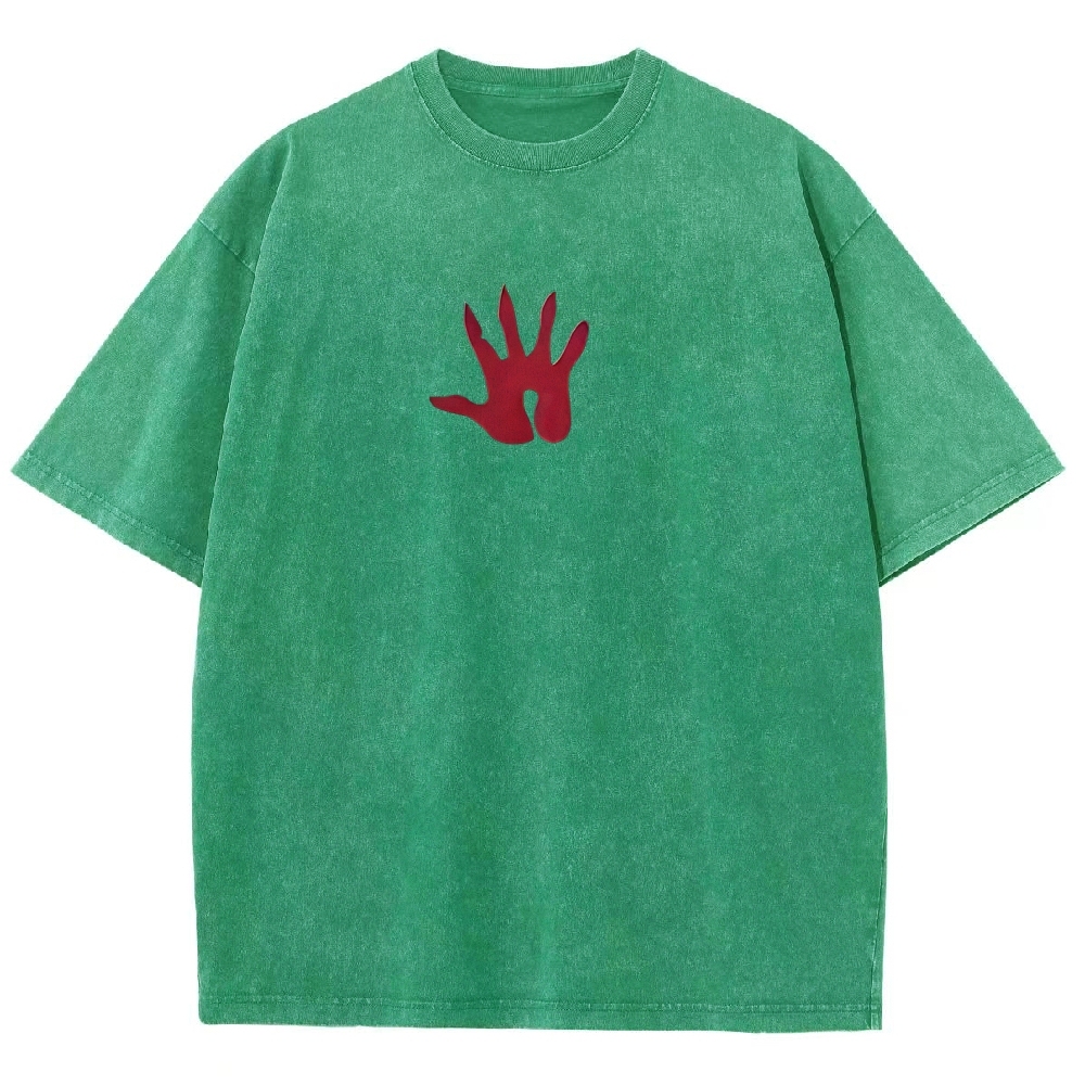 Warhammer 40K Night Lords Printed Unisex Washed T-Shirt