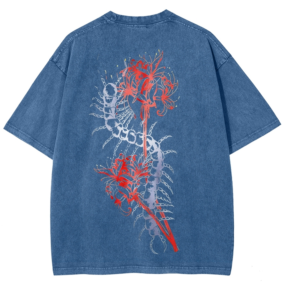 Tokyo Ghoul Printed Unisex Washed T-Shirt 2603001266