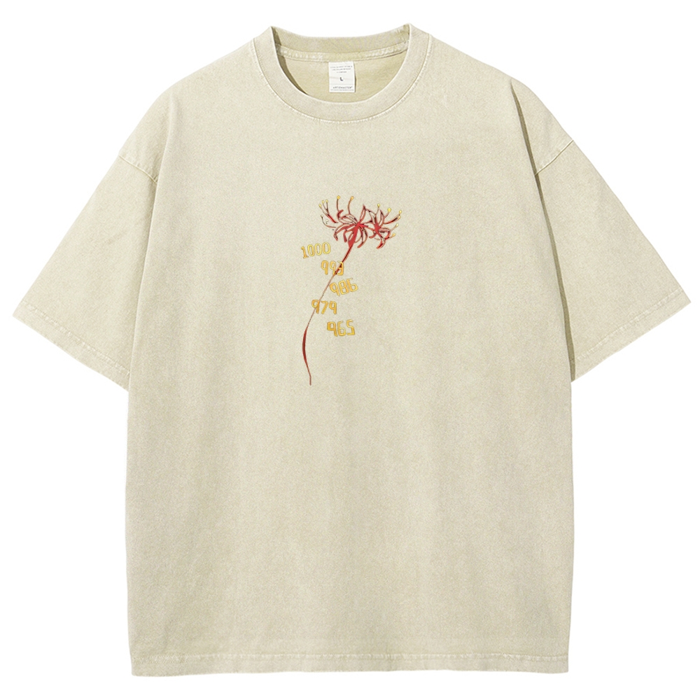 Tokyo Ghoul Printed Unisex Washed T-Shirt 2603001266