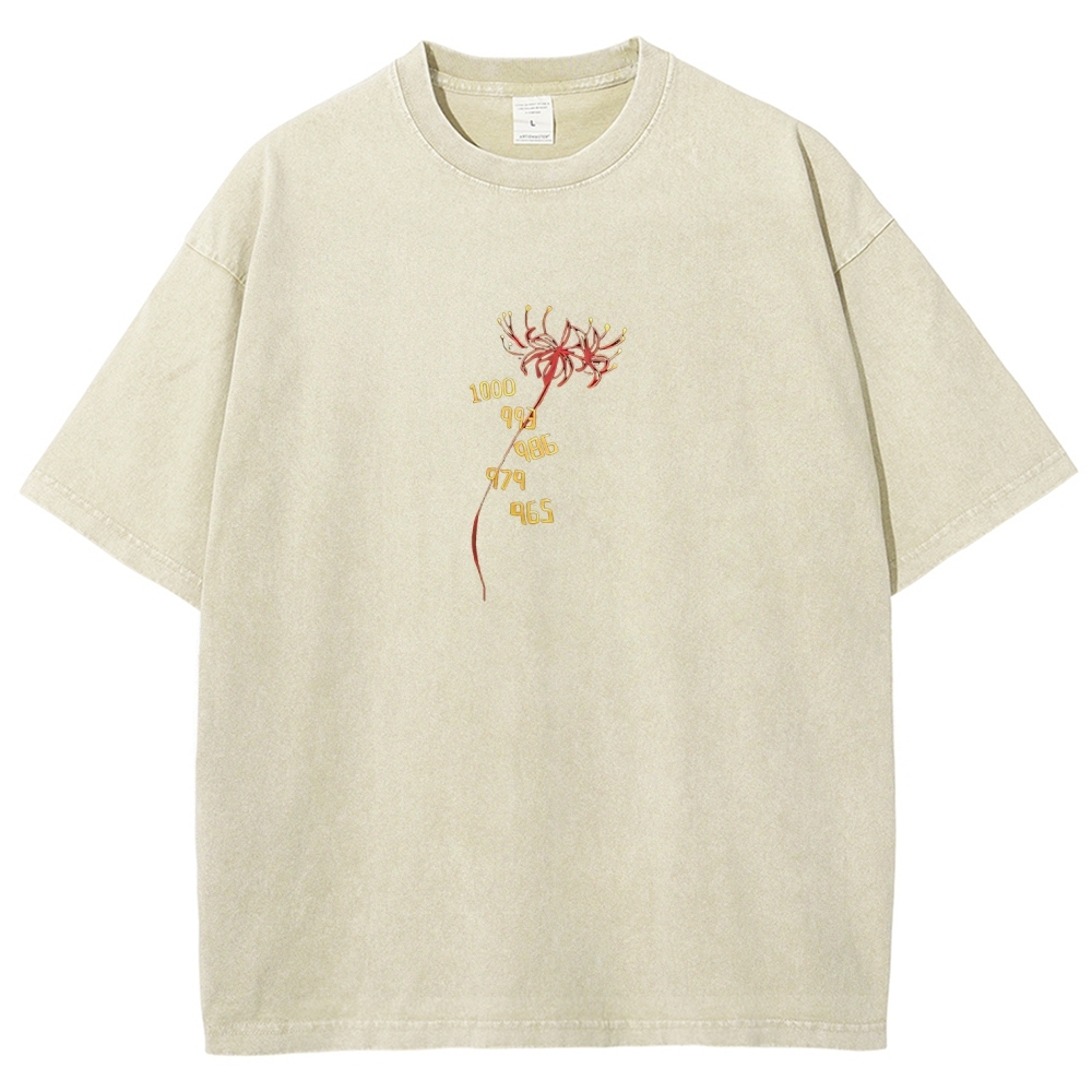 Tokyo Ghoul Printed Unisex Washed T-Shirt 2603001266