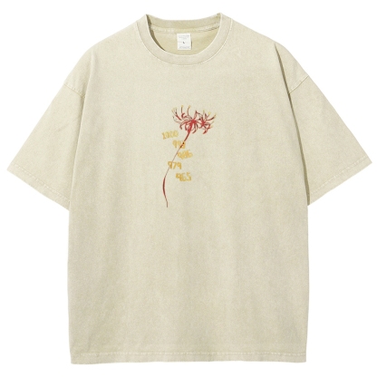 Tokyo Ghoul Printed Unisex Washed T-Shirt 2603001266