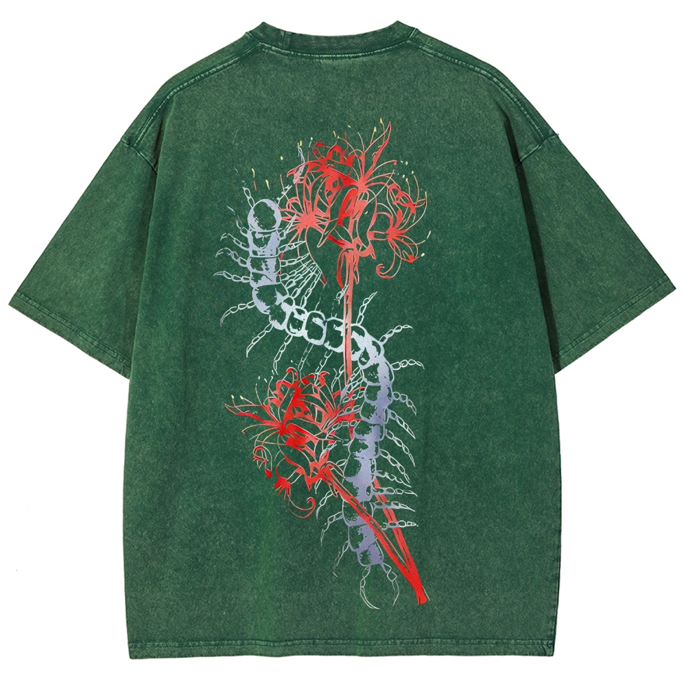 Tokyo Ghoul Printed Unisex Washed T-Shirt 2603001266