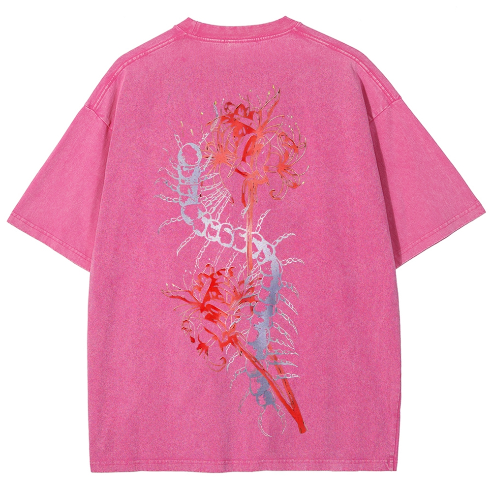 Tokyo Ghoul Printed Unisex Washed T-Shirt 2603001266