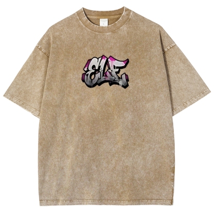 Demon Elf Girl Purple Crown Vintage Graphic T-Shirt | Frieren 