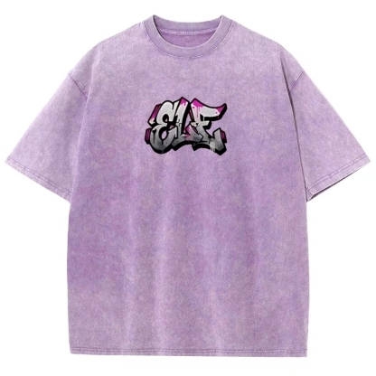 Demon Elf Girl Purple Crown Vintage Graphic T-Shirt | Frieren 