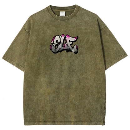 Demon Elf Girl Purple Crown Vintage Graphic T-Shirt | Frieren 