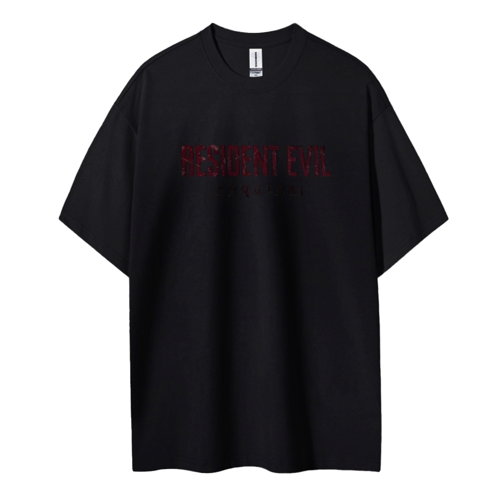 Resident Evil Cotton Unisex Round Neck T-Shirt 