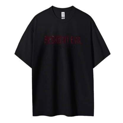 Resident Evil Cotton Unisex Round Neck T-Shirt 