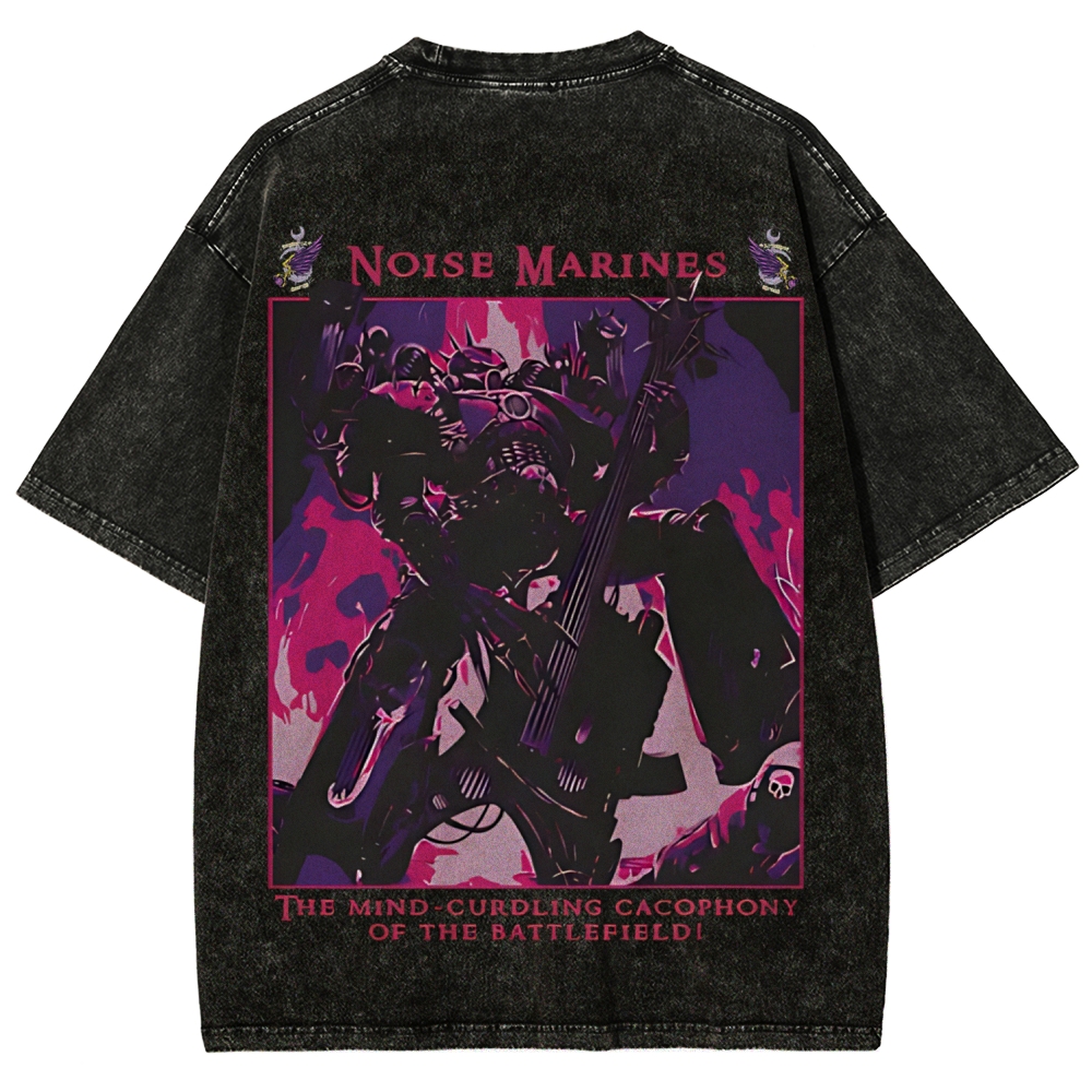 Warhammer 40K Noise Marine Unisex Fit Washed T-Shirt 