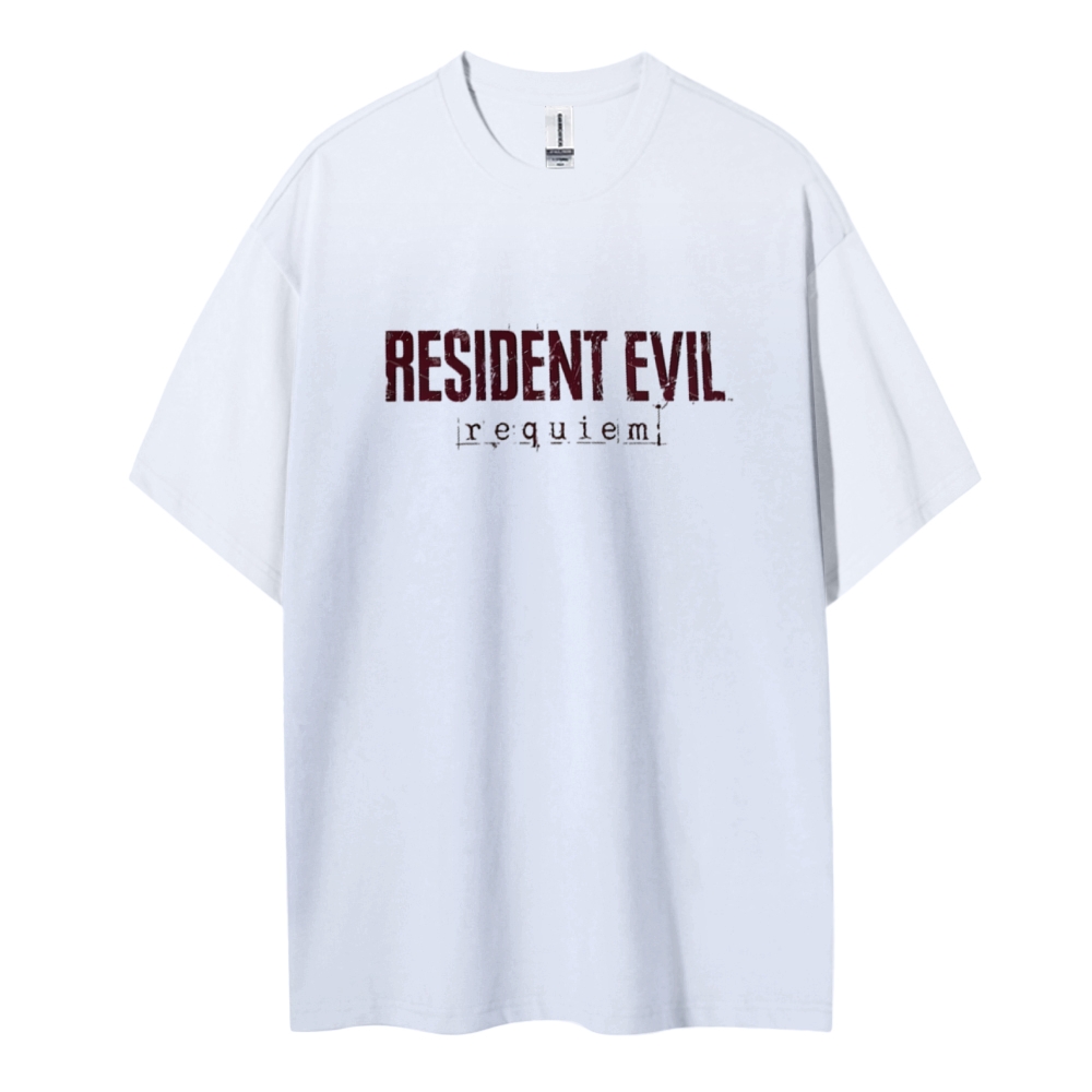 Resident Evil Cotton Unisex Round Neck T-Shirt 