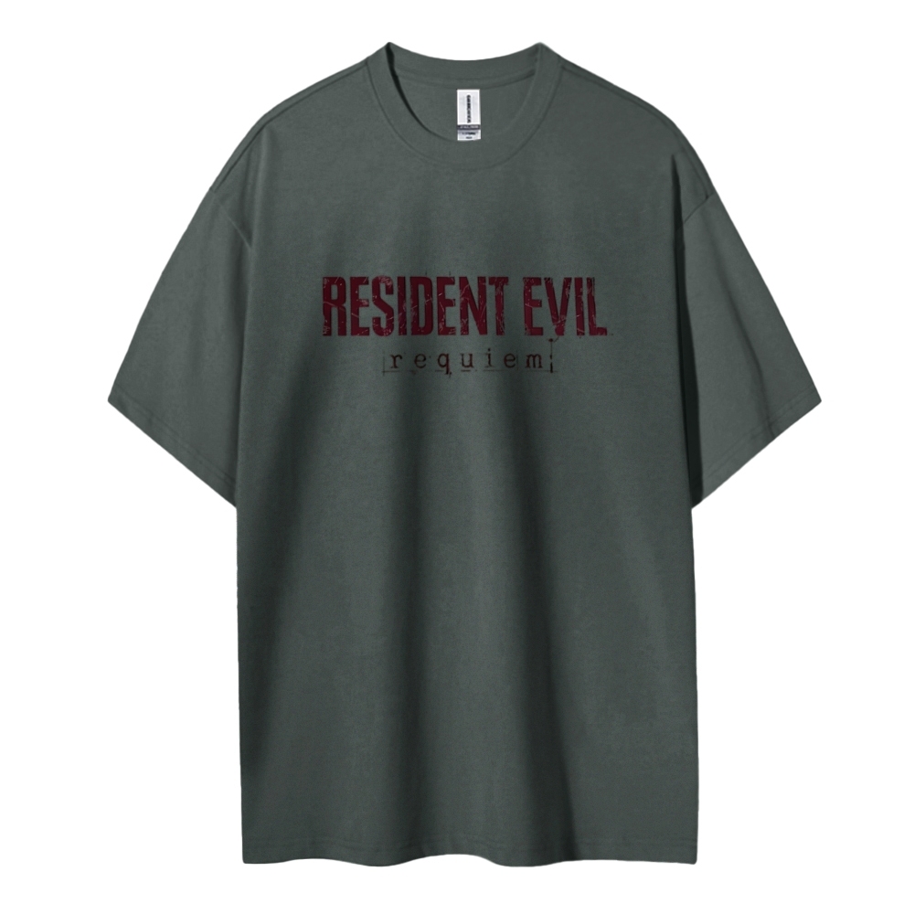 Resident Evil Cotton Unisex Round Neck T-Shirt 