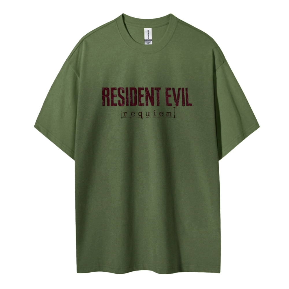 Resident Evil Cotton Unisex Round Neck T-Shirt 