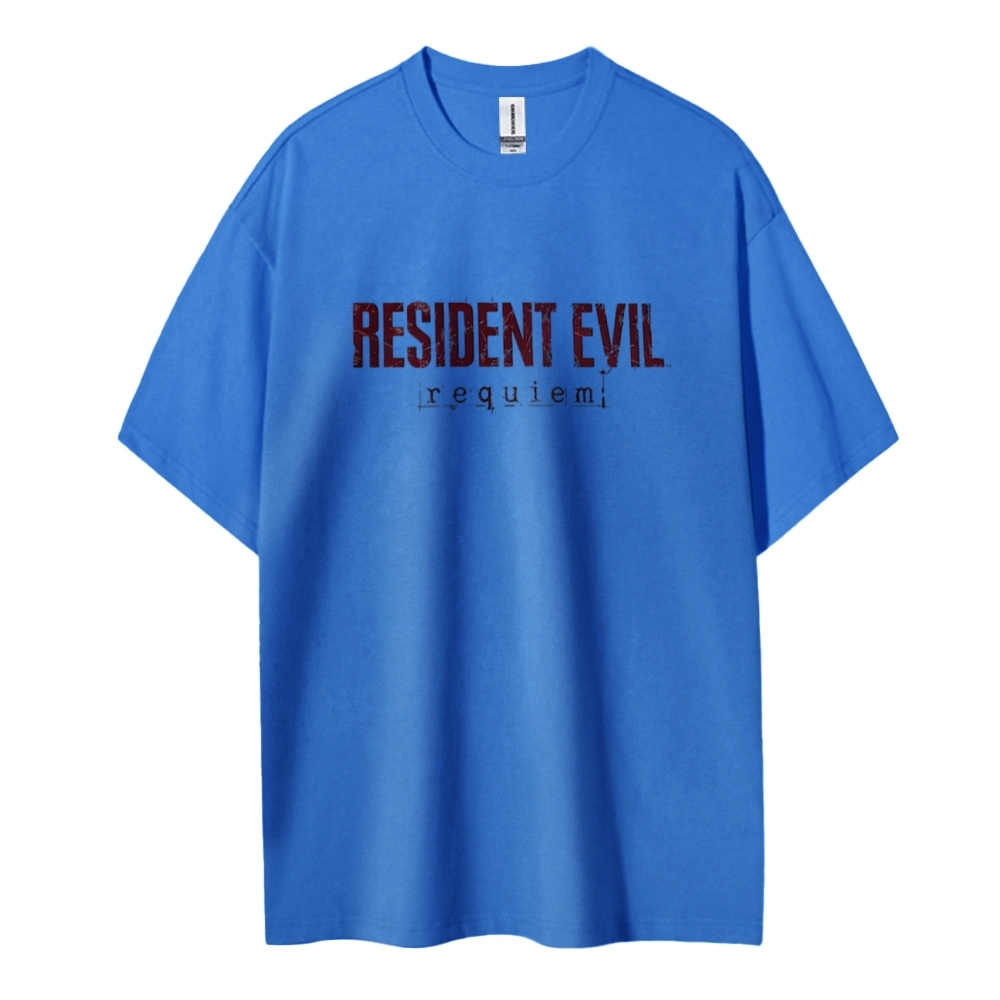 Resident Evil Cotton Unisex Round Neck T-Shirt 