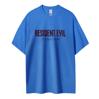 Resident Evil Cotton Unisex Round Neck T-Shirt 