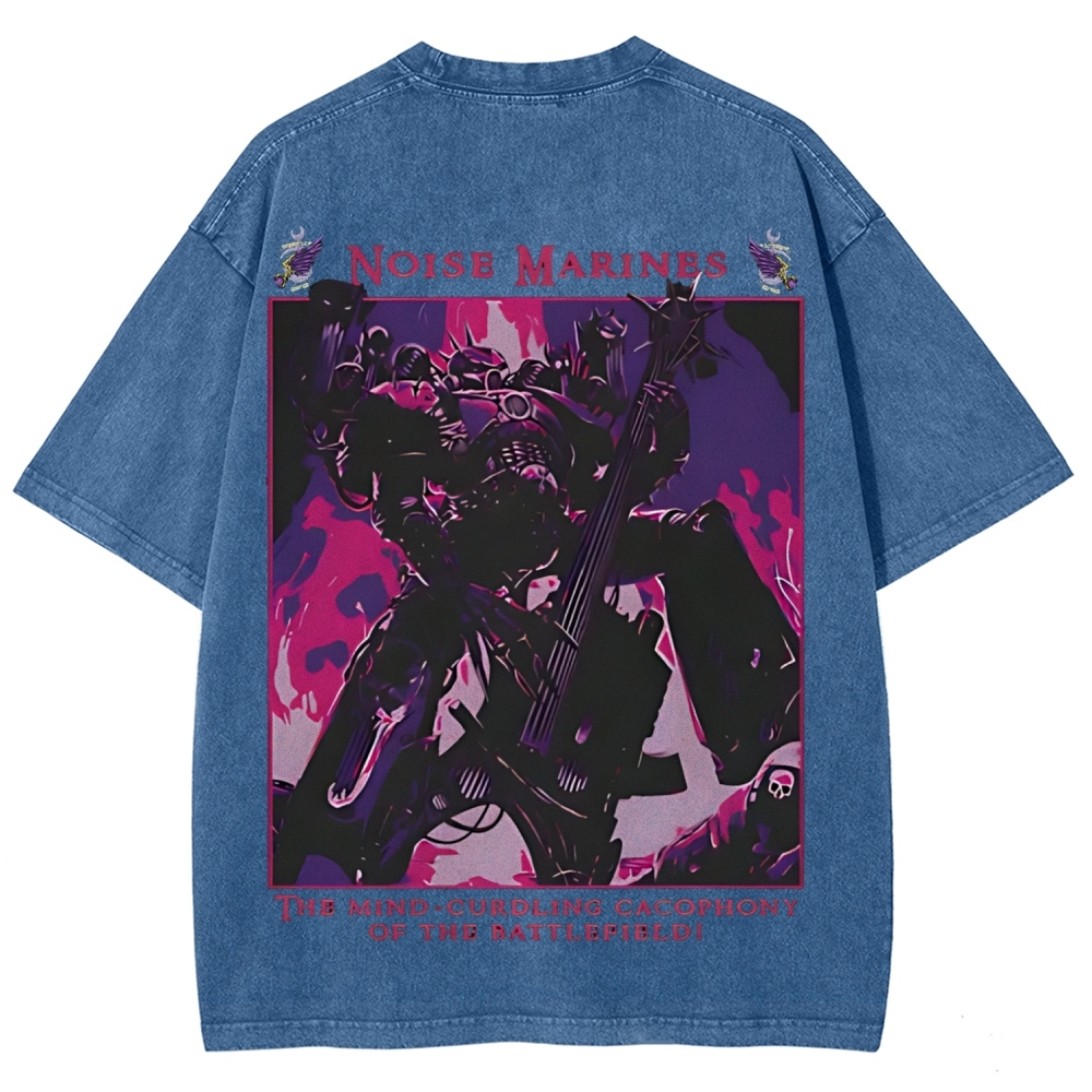 Warhammer 40K Noise Marine Unisex Fit Washed T-Shirt 