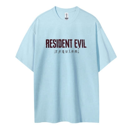 Resident Evil Cotton Unisex Round Neck T-Shirt 