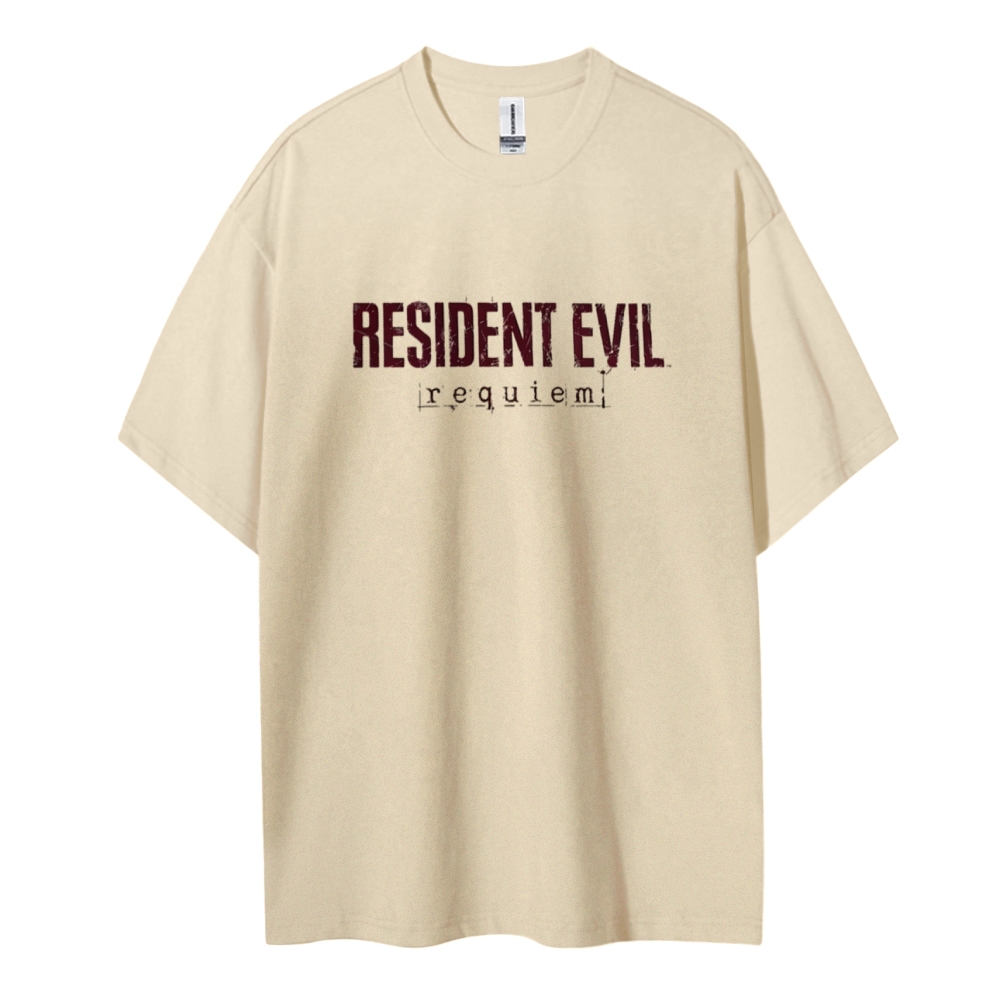 Resident Evil Cotton Unisex Round Neck T-Shirt 