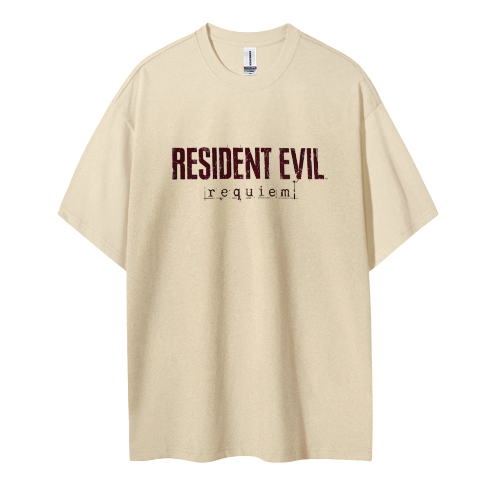 Resident Evil Cotton Unisex Round Neck T-Shirt 