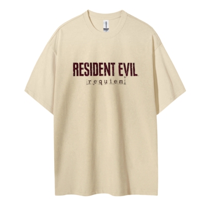 Resident Evil Cotton Unisex Round Neck T-Shirt 