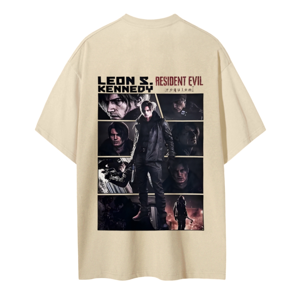 Resident Evil Cotton Unisex Round Neck T-Shirt 