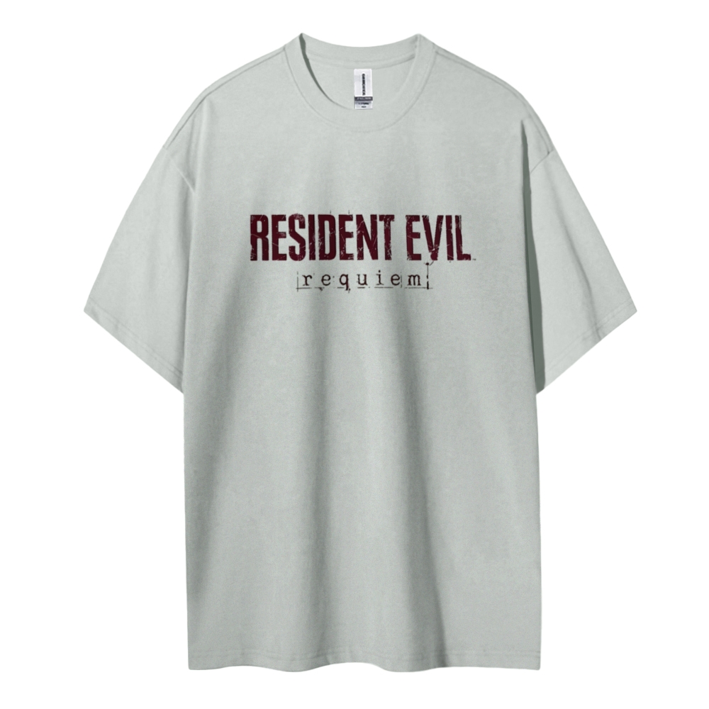 Resident Evil Cotton Unisex Round Neck T-Shirt 
