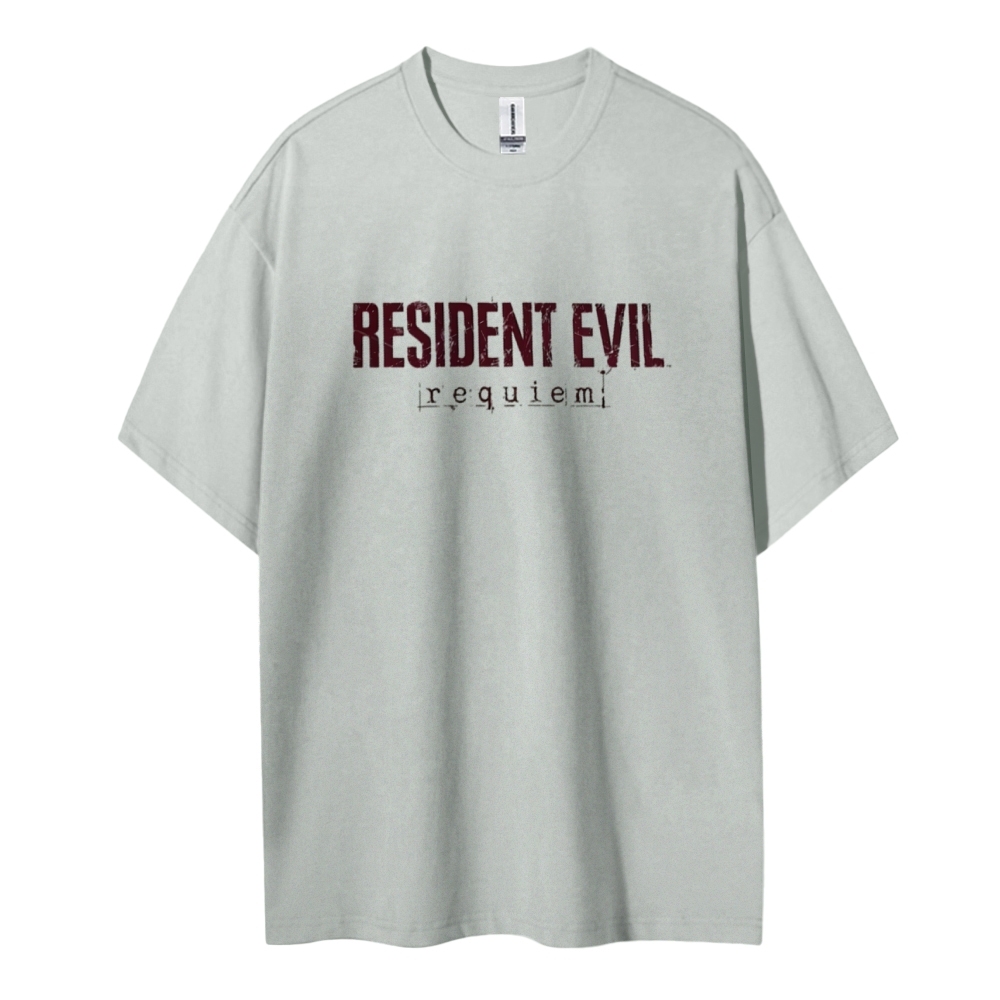 Resident Evil Cotton Unisex Round Neck T-Shirt 