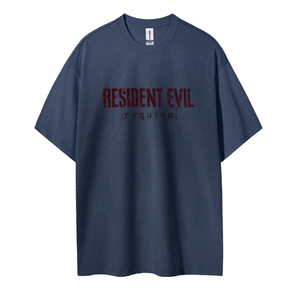 Resident Evil Cotton Unisex Round Neck T-Shirt 