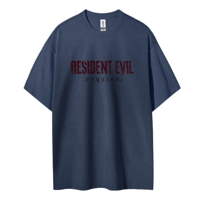 Resident Evil Cotton Unisex Round Neck T-Shirt 