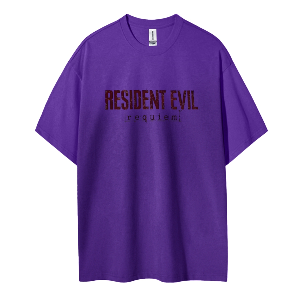 Resident Evil Cotton Unisex Round Neck T-Shirt 