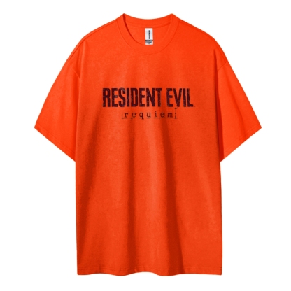 Resident Evil Cotton Unisex Round Neck T-Shirt 
