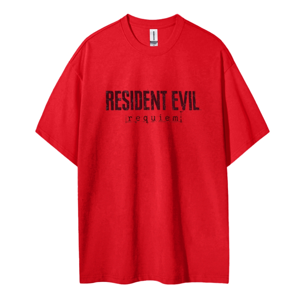 Resident Evil Cotton Unisex Round Neck T-Shirt 