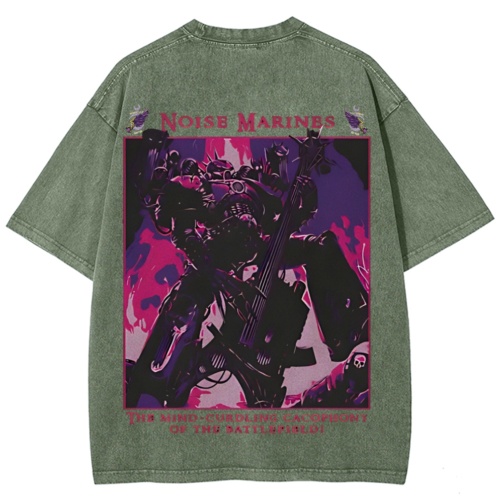Warhammer 40K Noise Marine Unisex Fit Washed T-Shirt 