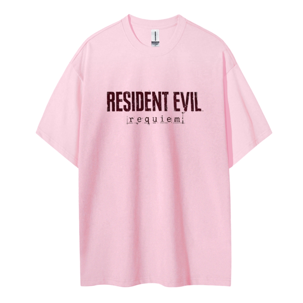 Resident Evil Cotton Unisex Round Neck T-Shirt 